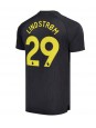 Everton Jesper Lindstrom #29 Replika Borta Kläder 2024-25 Kortärmad